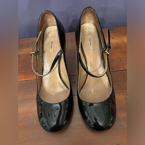 Miu Miu Patent Leather Mary Jane’s